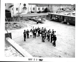 Aztec Center construction site tour, 1967
