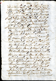 Urrutia de Vergara Papers, back of page 22, folder 12, volume 2, 1691