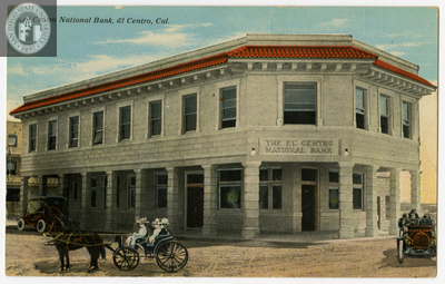 El Centro National Bank, El Centro, 1910