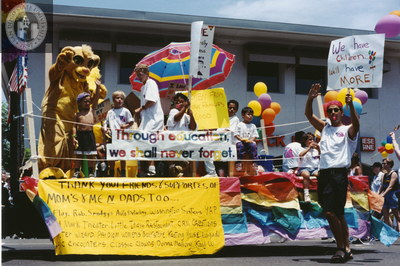 PFLAG float in San Diego Pride parade, 1994