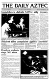 The Daily Aztec: Monday 10/28/1985