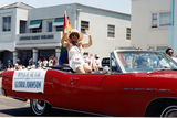 Woman of the Year Gloria Johnson in the Pride parade, 1996