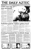 The Daily Aztec: Friday 04/12/1985
