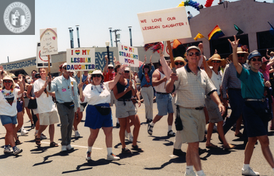 Parents, Families & Friends of Lesbians & Gays in Pride parade, 1999