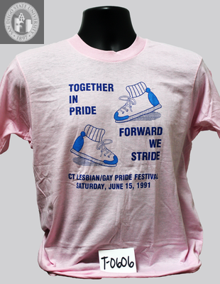 "Together in Pride, Forward We Stride, Connecticut Pride, 1991"