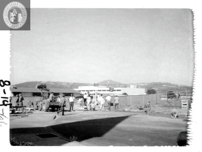 Aztec Center construction site, north, 1966