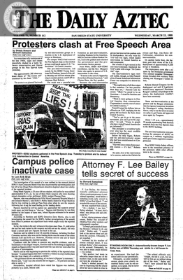 The Daily Aztec: Wednesday 03/23/1988