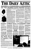 The Daily Aztec: Wednesday 09/28/1988