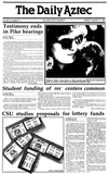 The Daily Aztec: Monday 01/27/1986