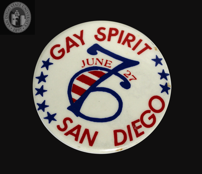 "Gay spirit San Diego June 27 76"