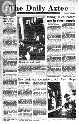 The Daily Aztec: Friday 08/31/1990