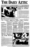 The Daily Aztec: Tuesday 09/20/1988
