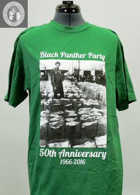 T-shirt for the 50 anniversary of the Black Panther Party, 2016 