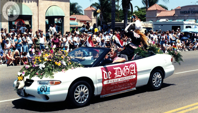 Dutch Gay Association car in Pride parade, 1997