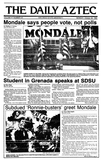 The Daily Aztec: Monday 10/29/1984