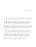 Affidavit for political asylum for a Paraguayan, 2003