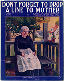 Don't forget to drop a line to Mother, 1908