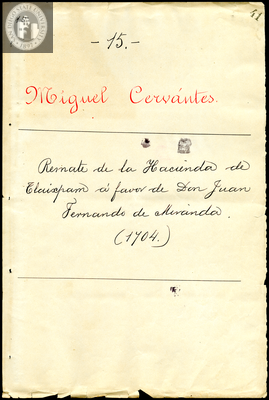 Urrutia de Vergara Papers, page 41, folder 15, volume 2