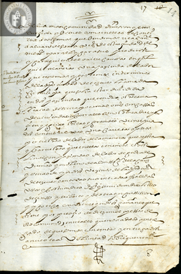 Urrutia de Vergara Papers, Page 14, folder 2, volume 1, 1606