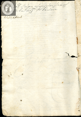 Urrutia de Vergara Papers, back of page 31, folder 5, volume 1