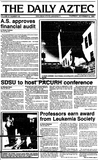 The Daily Aztec: Thursday 11/08/1984