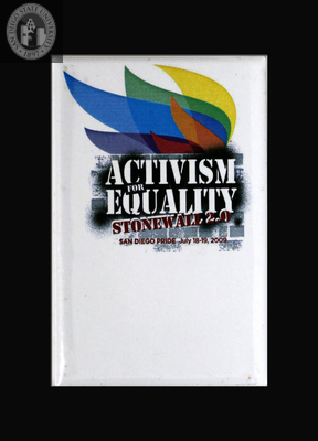 "Activism for equality Stonewall 2.0"