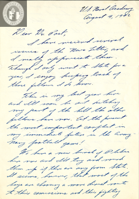 Letter from Pfaeffle Kirkpatrick Simpson, 1942