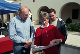 Family at spring Open House, 1998