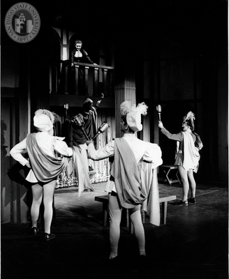 Unidentified actors in The Merchant of Venice, 1954