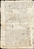 Urrutia de Vergara Papers, back of page 32, folder 5, volume 1, 1585