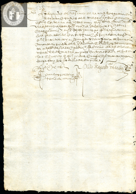 Urrutia de Vergara Papers, back of page 73, folder 8, volume 1