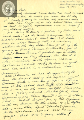 Letter from Glen M. Wirt, 1942