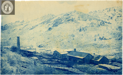 Flint Mining Company buildings, 1886