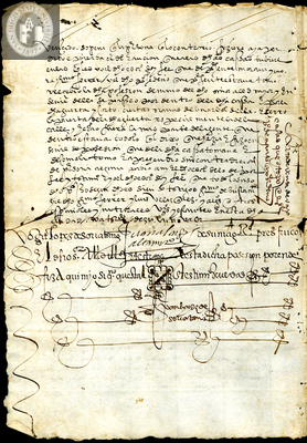 Urrutia de Vergara Papers, back of page 72, folder 8, volume 1