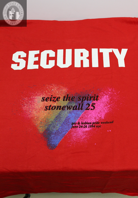 "Seize the spirit--Stonewall 25, New York City," 1994