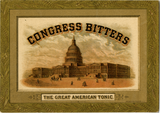 Congress Bitters, the great American tonic