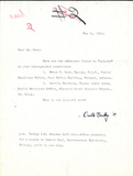 Letter from H. Orville Nordberg, 1942