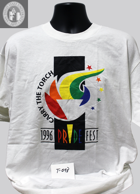 "Carry the torch, 1996 Pridefest," 1996