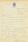 Letter from John Rollin Watson, Jr., 1942