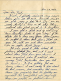 Letter from Franklin A. Diamond, 1942