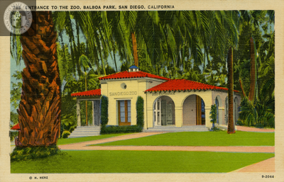 Entrance to the San Diego Zoo, Balboa Park