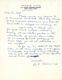Letter from Benson L. Slavin, 1942