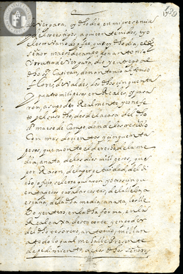 Urrutia de Vergara Papers, page 139, folder 9, volume 1, 1664