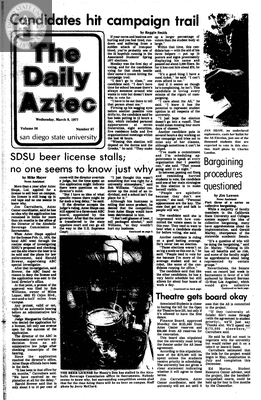 The Daily Aztec: Wednesday 03/09/1977