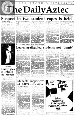 The Daily Aztec: Tuesday 11/21/1989