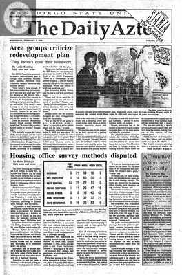 The Daily Aztec: Wednesday 02/07/1990