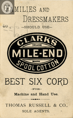 Clark's Mile-End Spool Cotton