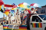 Fellowship of Older Gays float in Pride parade, 1999