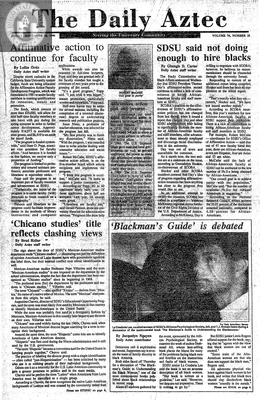 The Daily Aztec: Friday 09/28/1990