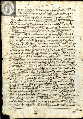 Urrutia de Vergara Papers, back of page 117, folder 8, volume 1